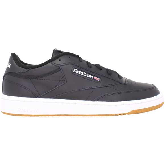 Men's Reebok Club C 85 Black/White AR0458 - Picture 5 of 8